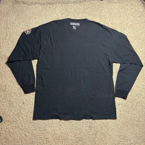 Vintage Y2K CCM NHL Senators long sleeve men’s Sz 2XL black - Picture 4 of 6